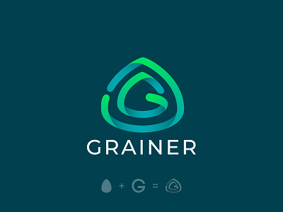 Grainer Logo Version 3 blockchain branding cryptocurrency design green idea identity illustration letter g logo mark security startup startup branding tech technology