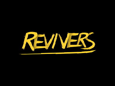 Revivers Logo Version 1 brand and identity brand designer branding custom type islamic letter r lettering logo mark muslim revive soceity students typographic typography yellow youth