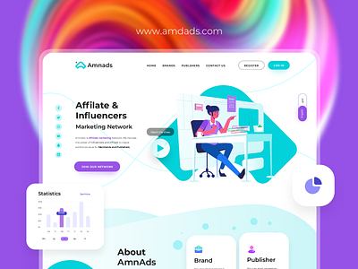 Amnads website design