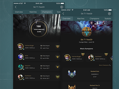 Summoner's Companion UI&UX summoners