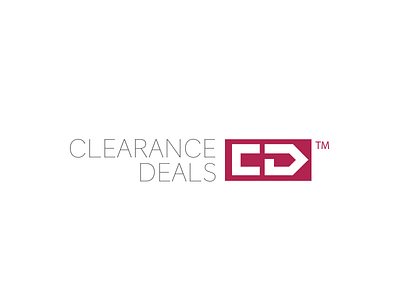Clearance Deals brand e commerce logo sale store tag