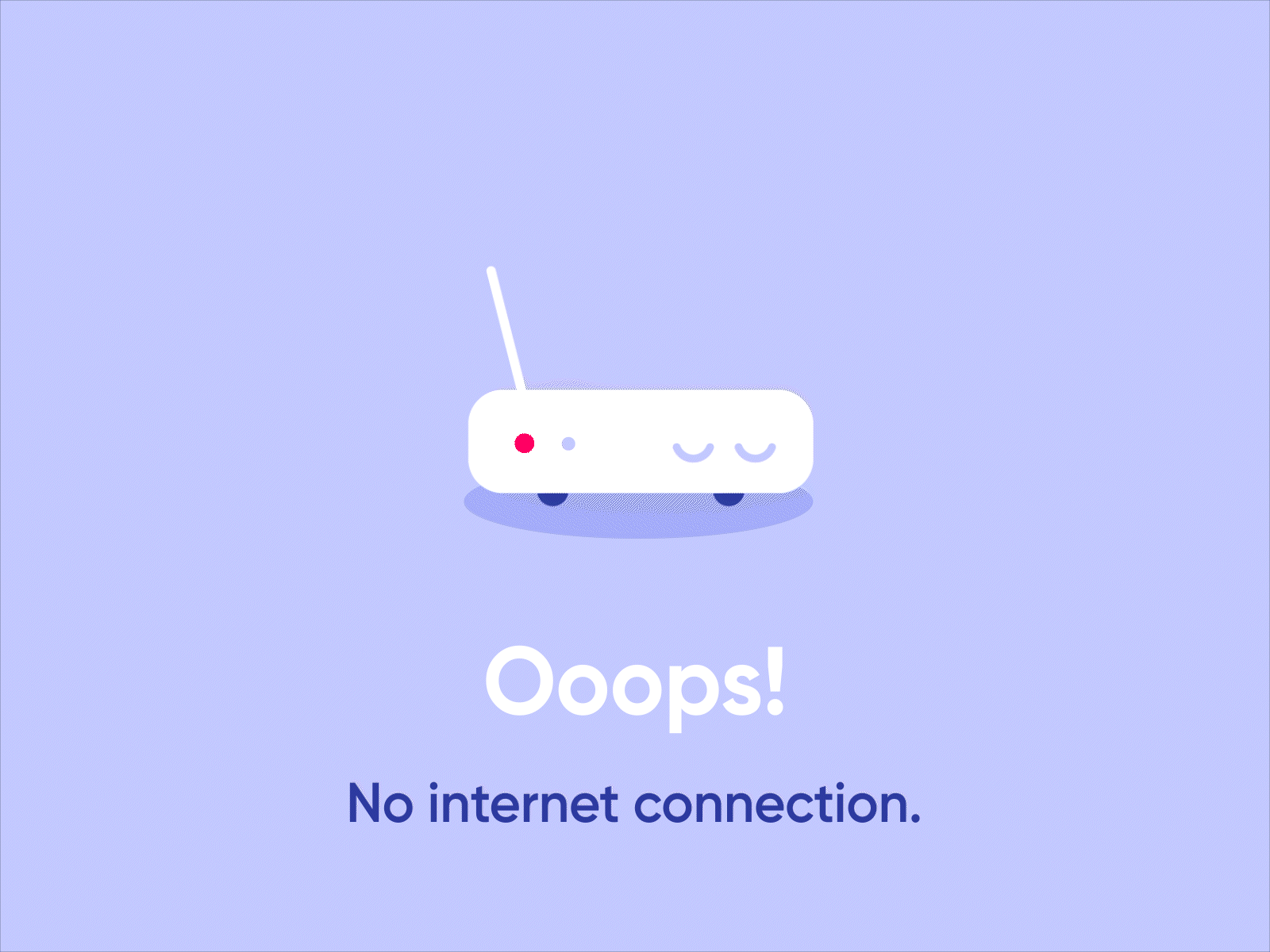 No internet connection! 3d 404 animation branding cartoon cat character design error graphic illustration interaction logo motion graphics nointernet nonetwork sleeping sleepycat ui vector