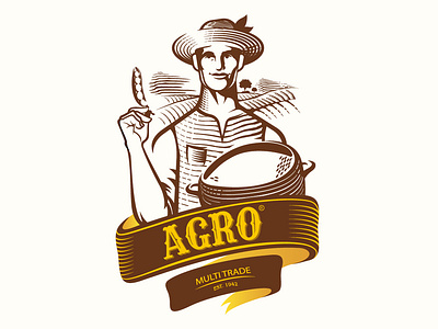 Agro agriculture logo