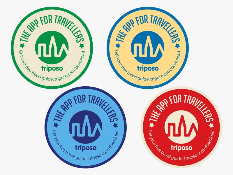 Triposo Stickers (gif) stickers travel travelers travellers trip triposo