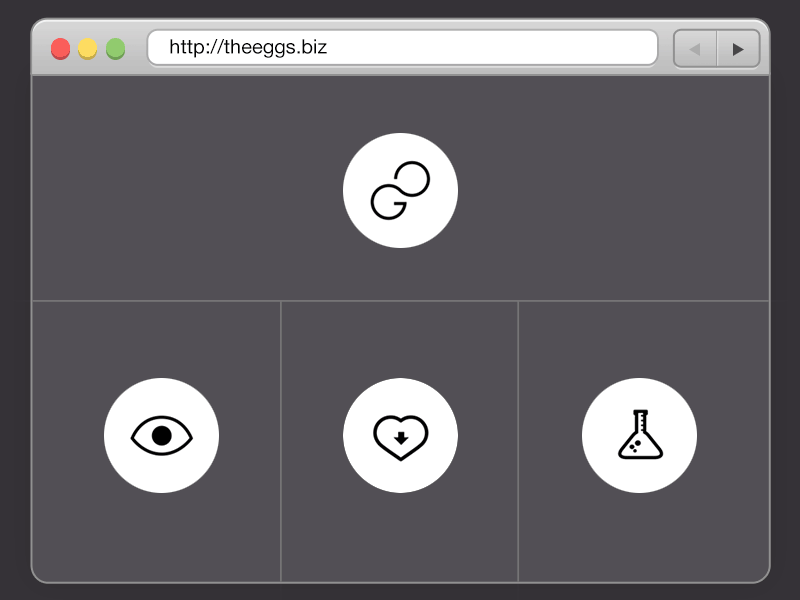 Personal website / Layout animation [.gif]