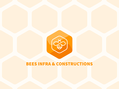 Bees Infra Brandmark bee brandmark logo