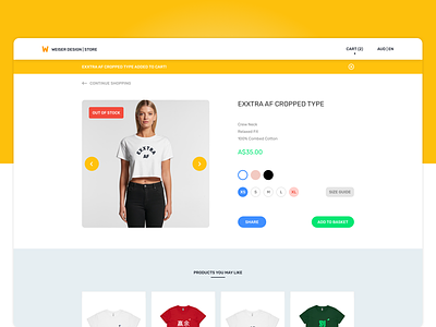Weiser Design Store e commerce shop store web design