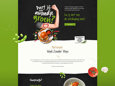 Week without meat - 't Zusje design web design webdesign website design week withoud meat