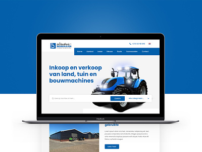 Bosmansmachine webdesign web webdesign