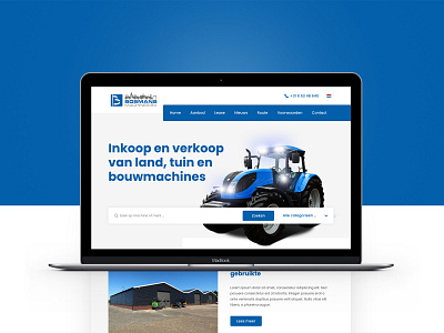 Bosmansmachine webdesign