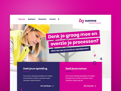 Summa college branding logo web webdesign