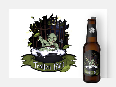 Trollen Natt - beer label