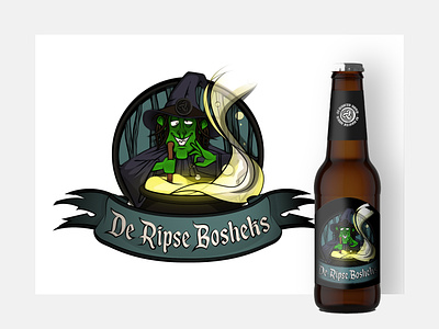 De Ripse Bosheks - beer label beer label beer labels design label
