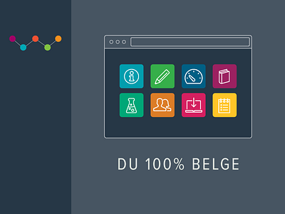 i3 Identity belgian brand colors eco guide i3 icons insulation labeled logo style website