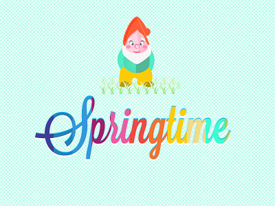 Text effects in Photoshop effects gnome photoshop spring springtime text