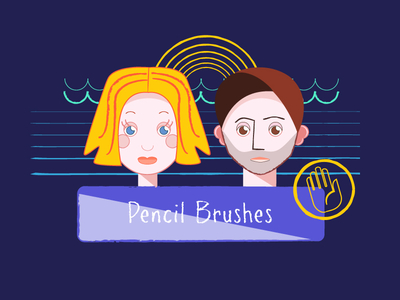Pencil brushes adobe artwork brush brushes creative creative market custom effect illustration illustrator pencil
