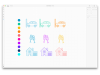 Creating insurance icons