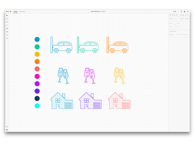 Creating insurance icons adobe xd car celebrating champaign colors grid home icons insurance pixel pixel grid ui