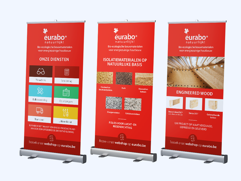 Rollups Eurabo mockup seminars seminar events webshop educational education prepress eco construction eco rollups rollup