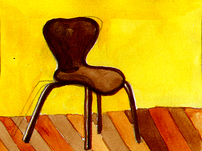 Chair chair jacobson series 7 yellow