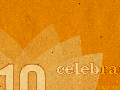 10 years background bembo clarendon html orange