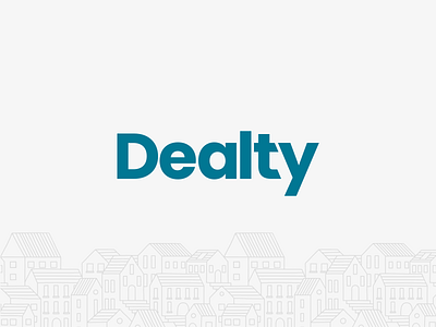 Dealty Logo branding coplex logo logo design real estate