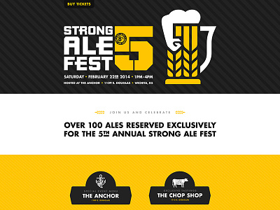 Strong Ale Fest Web beer festival ict kansas mug strong ale fest the anchor web design wichita
