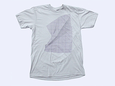 Grid Shirt for The Strange Attractor design grid pattern tshirt