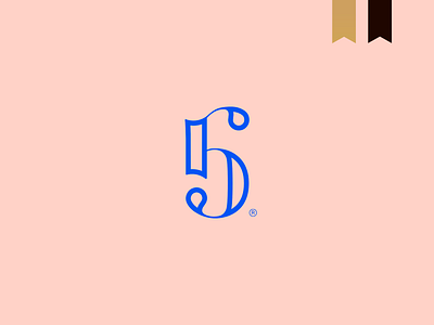 Rb5 Vinícola - Visual Brand 5 abstract brand gestalt logo logotype mark minimalism monogram simple