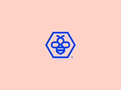 BeeBuddy - Visual Brand bee bee logo brand logo mark minimalism minimalist simple