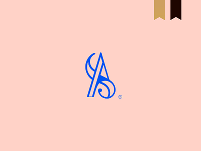 Aryana Stiehler - Visual Brand abstract brand elegant icon logo logotype mark minimalism monogram simple