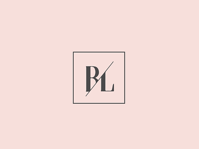 B + L bl delicate female lb logo monogram square