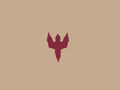 EC - Visual Brand - 2018 abstract bird brand branding concept design gold logo logotype mark minimalism phoenix simple