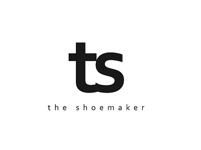 The Shoe Maker branding design identity lazy eight logo negative space shoe maker show