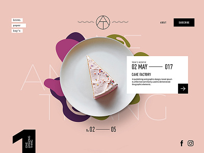 One Amazing Thing food india interface design lazy eight one amazing thing pink ui ux web design