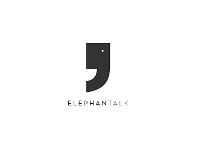 Elephant Talk branding elephant identity india lazyeight logo