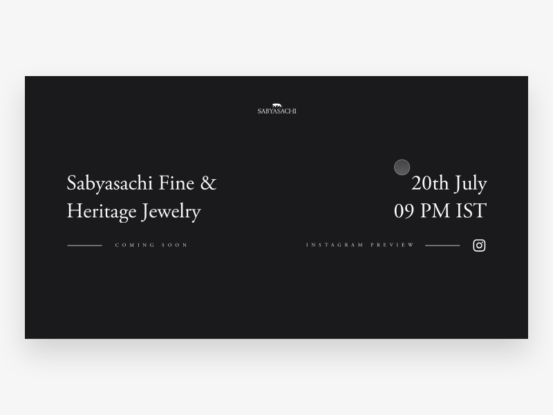 Sabyasachi Jewelry animation india interaction jewellery sabyasachi ui ux web design