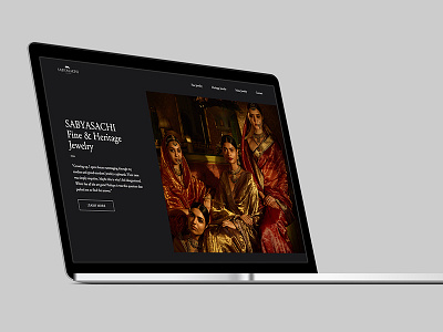 Sabyasachi couture fashion india jewellry sabyasachi ui ux web design