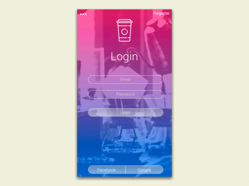 Menu Animation Sequal app menu mobile ui ux