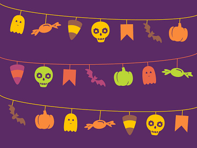 134 Days 2d fall fiesta halloween icon illustration october