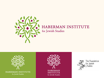 Identity for Haberman Institute for Jewish Studies branding identity jewish logo rebranding vector