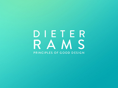 Principles Of Good Design