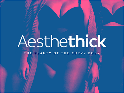 Week 1: AestheThick Logo Poster aesthethick aesthetic challenge design logo photo spotify