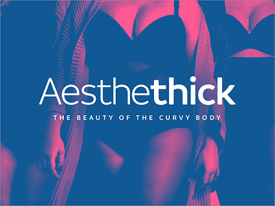 Week 1: AestheThick Logo Poster