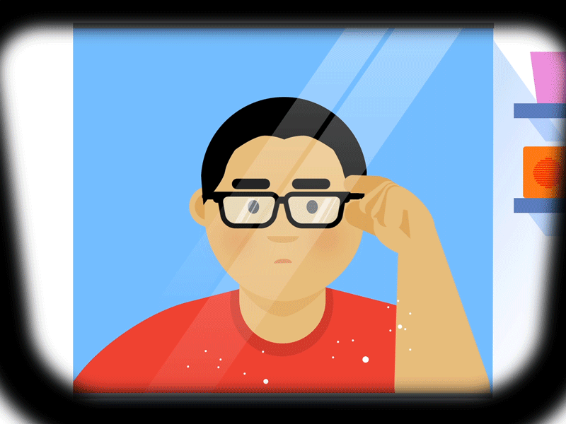 WEEK 4: Glasses ae after effects animation comic glasses weekly challenge