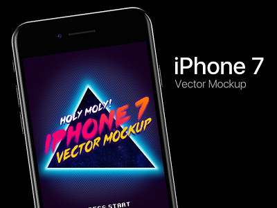WEEK 6: iPhone 7 Sketch Mockup challenge design iphone iphone7 mockup sketchapp ui vector weekly