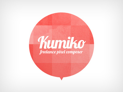 My new logo bubbles kumiko logo