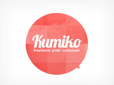 Kumikologo Re kumiko logo red