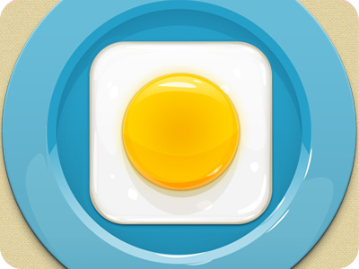 RE: Egg Yolk Icon app egg icon ios vector yolk