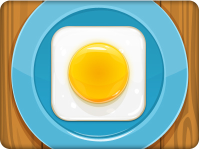 RE:RE Egg yolk Icon egg icon ios yolk